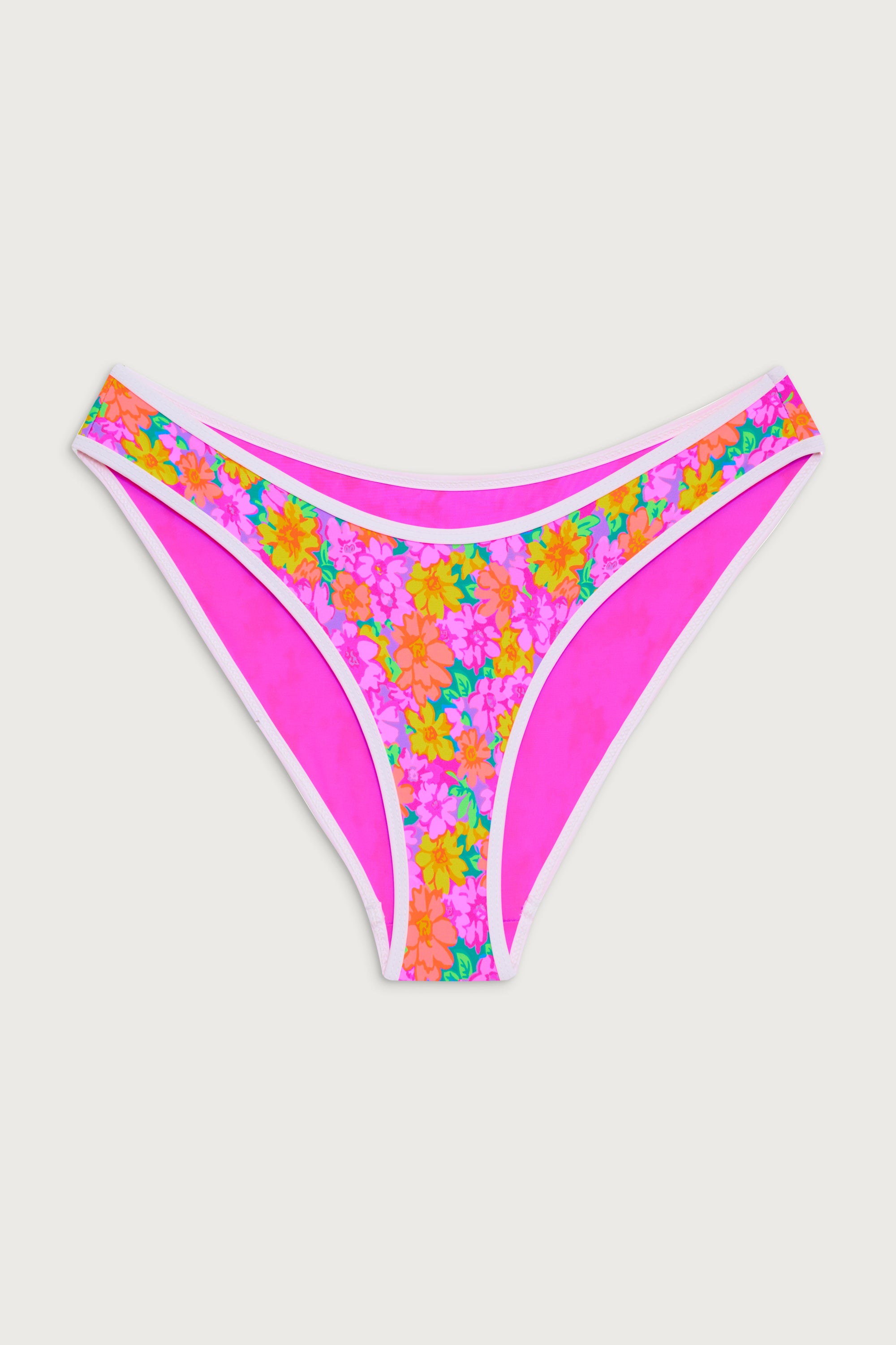 Catalina Full Coverage Bikini Bottom - Daisy Pond