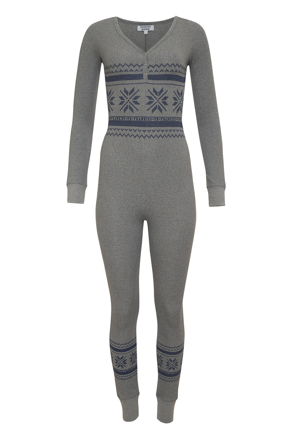 January Waffle Pajama Onesie - Apres Ski