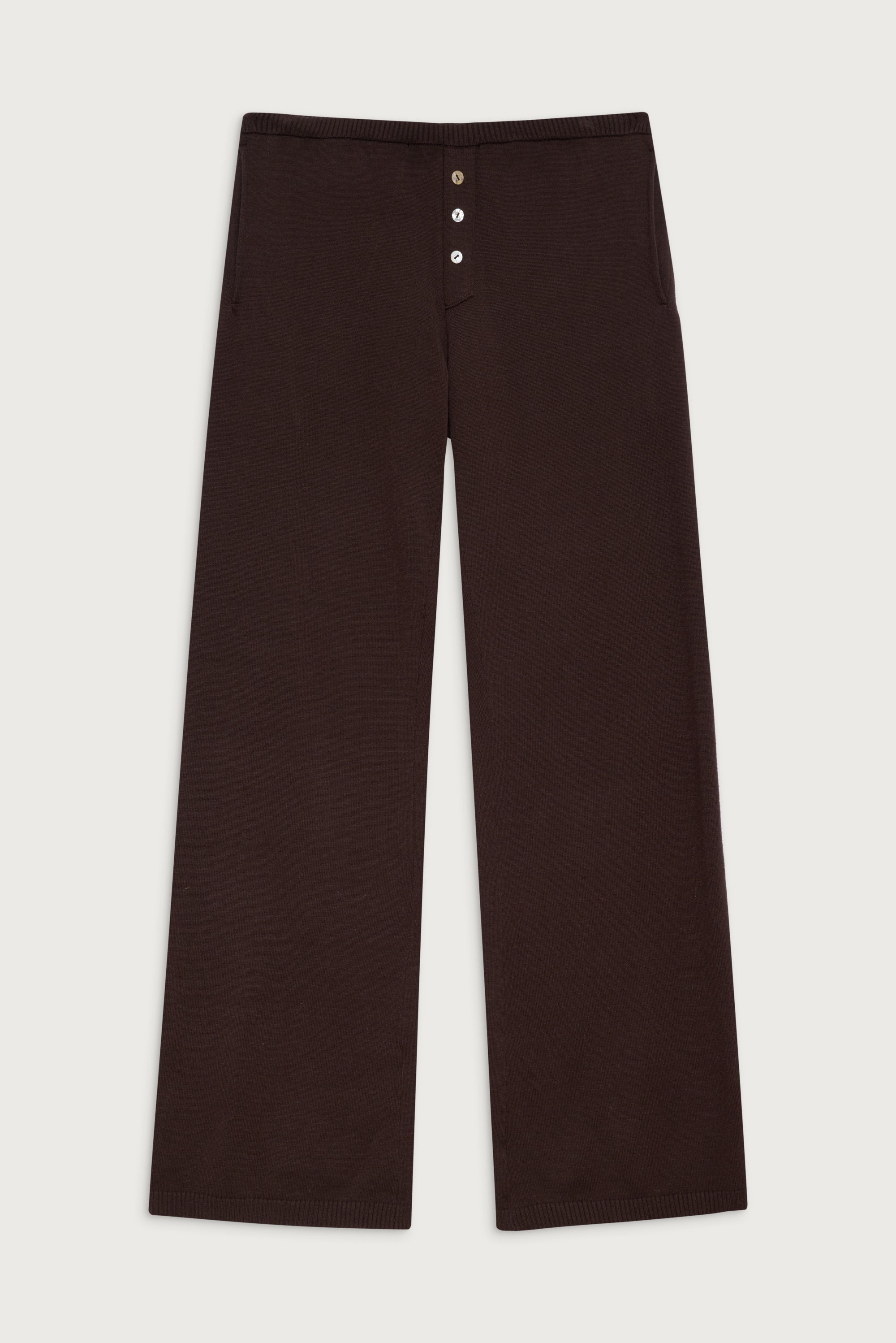 Delilah Low Rise Cloud Knit Pant - Mocha